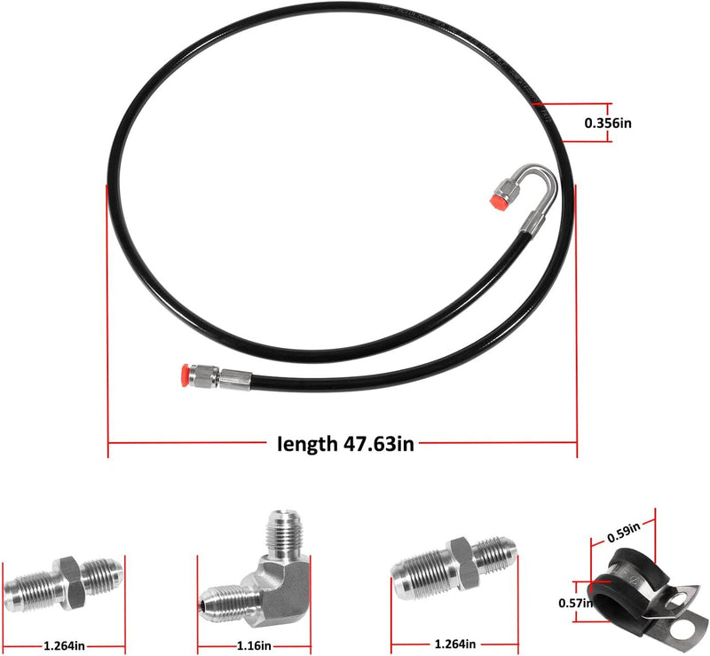 Clutch Line Kit for K Swap for Honda-Acura Civic Crx Integra K20 K24 K Series