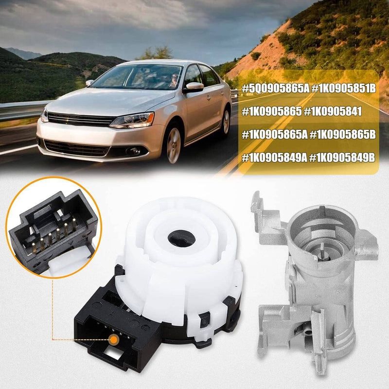 Ignition Switch Lock Cylinder Key for VW Golf Jetta Rabbit Audi 2006-2011