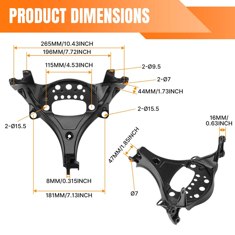 Headlight Upper Fairing Stay Bracket for Honda CBR1000RR 2017-25 SP 17-19