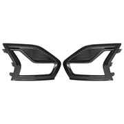 DURAFORCE Front Bumper Fog Light Lamp Grille Covers Bezel Trim for Ford Fusion 2019-2020