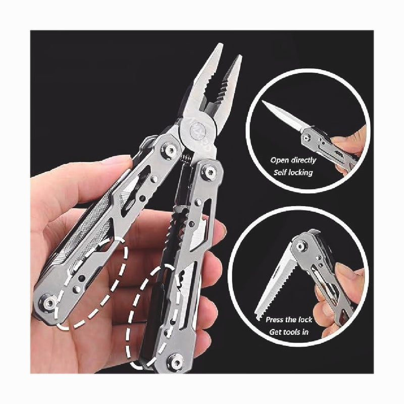 Coaxial Compression Tool Kit Crimper Wire Stripper TV Coax Cable CCTV Repair
