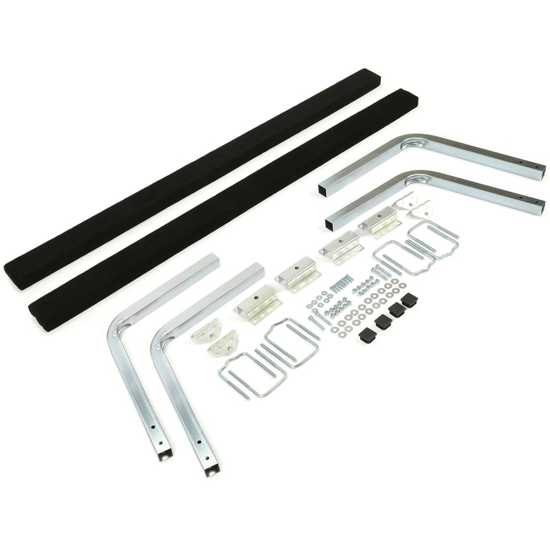 Adjustable Boat Trailer Bunk Board Guide-on 61" Feet Rail with Brackets Kit