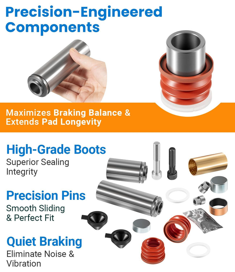 803114 BW803114 Caliper Guide Pin Kit for Bendix ADB22X Disc Brake 091.559