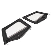 DURAFORCE Soft Top Kit Front Upper Half Doors Tinted Windows for Jeep Wrangler YJ 87-95