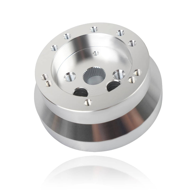 5 & 6 Hole Steering Wheel Polished Short Hub Adapter Ididit for GM