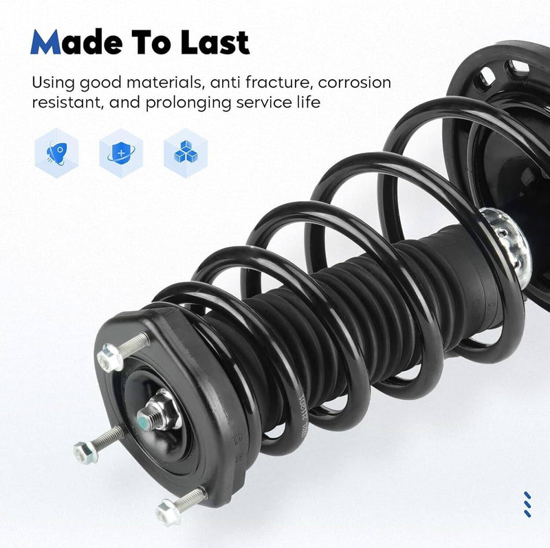 4x Front Rear Shock Struts Assembly w/Coil Spring for Toyota Camry 2007-2011