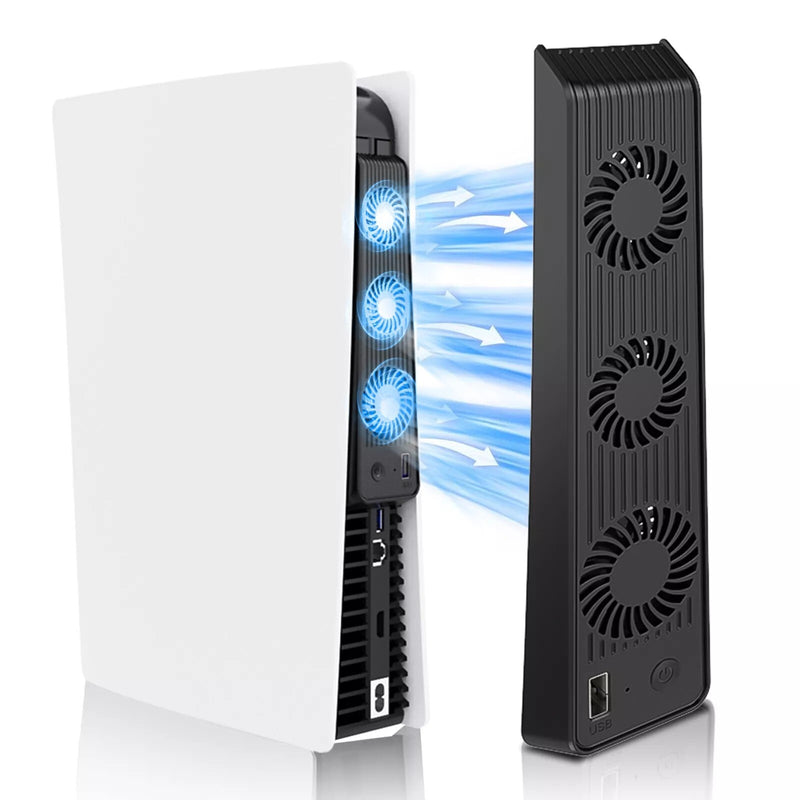 External Cooling Fan Cooler for PS5 PlayStation 5 Host Console Game Accessories