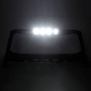 DURAFORCE Steel Armor Windshield Frame Cover Visor Cowl w/LED for Jeep Wrangler JK 2007-18