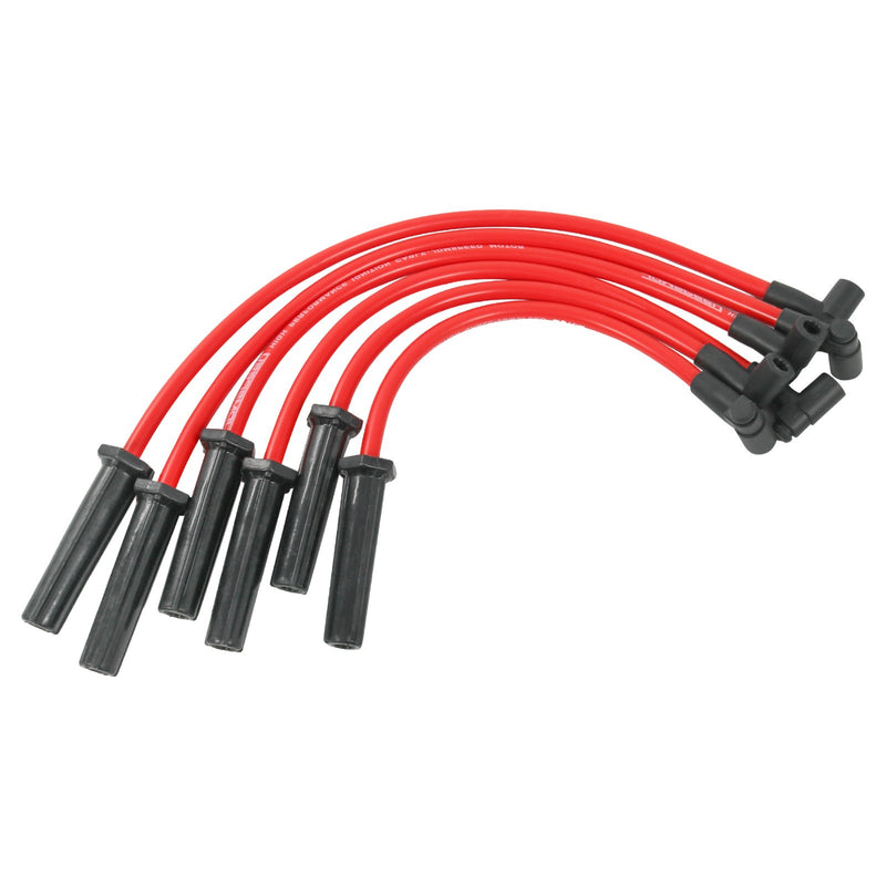 HEI Distributor Spark Plug Wire Set for Jeep CJ Wrangler 4.2L 258 10.2mm 6 Piece