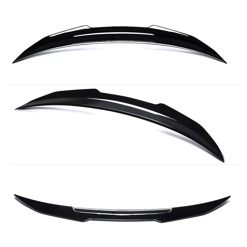 For 2014-2024 INFINITI Q50 PSM Style Rear Trunk Spoiler Wing Gloss Black 14-24