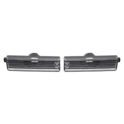 DURAFORCE Black Side Marker Turn Signal Light Bumper Lamp for Chevy Camaro 1993-2002 4PCS