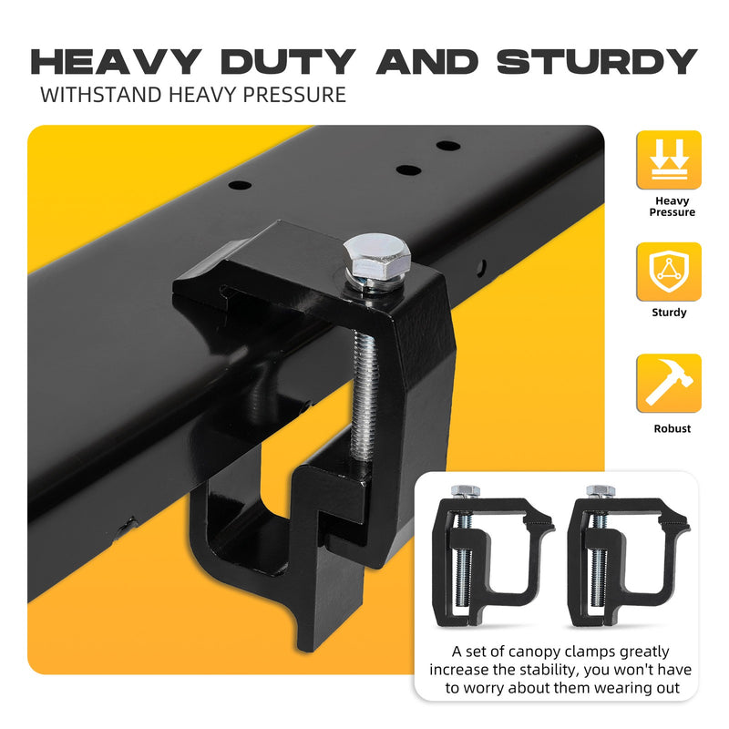 Cap Topper Camper Shell Mounting Clamps Aluminum Truck Bed 8 Pieces
