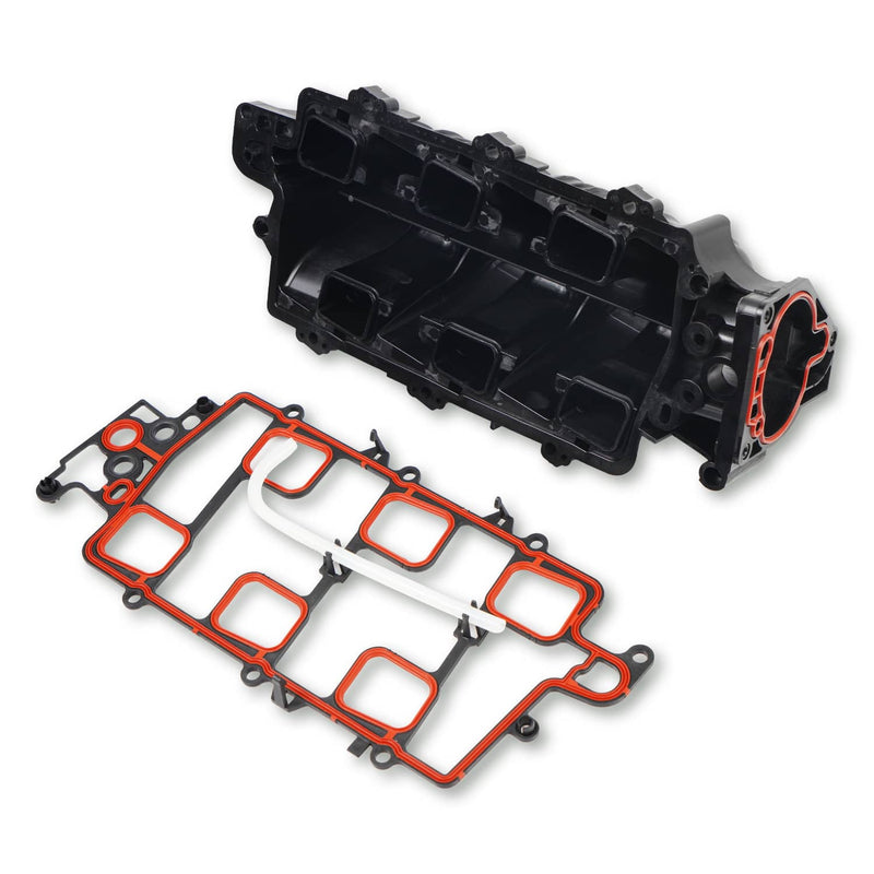 Black Upper Intake Manifold + Gasket for Chevy Buick Olds 3800 3.8L V6 95-05