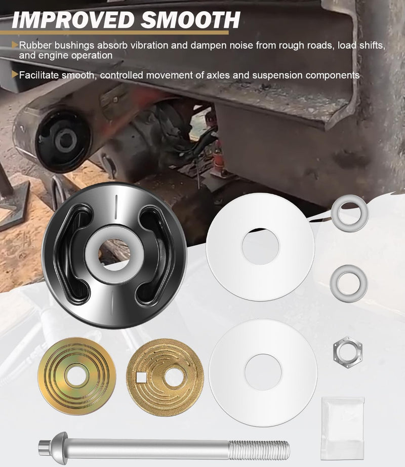 Quik-Align Pivot Bolt Bushing Kit With Alignment Collar for Hendrickson Turner