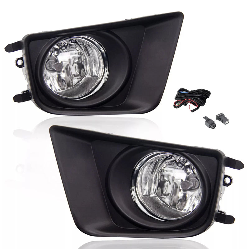 DURAFORCE Clear Bumper Driving Fog Lights Switch Bulbs Kit for 2012-2015 for Toyota Tacoma