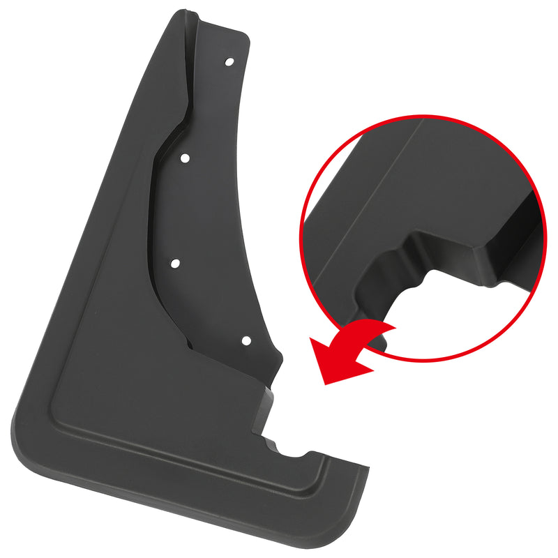 Front Rear Mud Flaps Splash Guards for Ford Bronco Sport 2021 22 2024 Set of 4