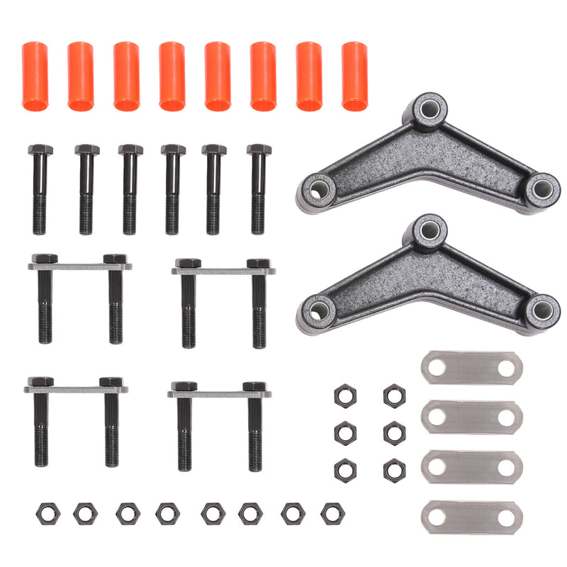 Tandem Leaf Spring Shackle Kit for 1 3/4" Trailer Axle Suspension Springs