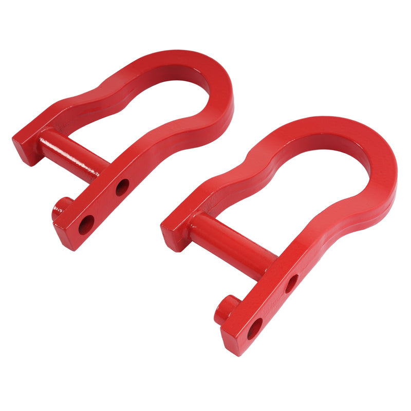 84192871 Red Tow Hook for Chevrolet Silverado for GMC Sierra 1500 2007-19 2pcs