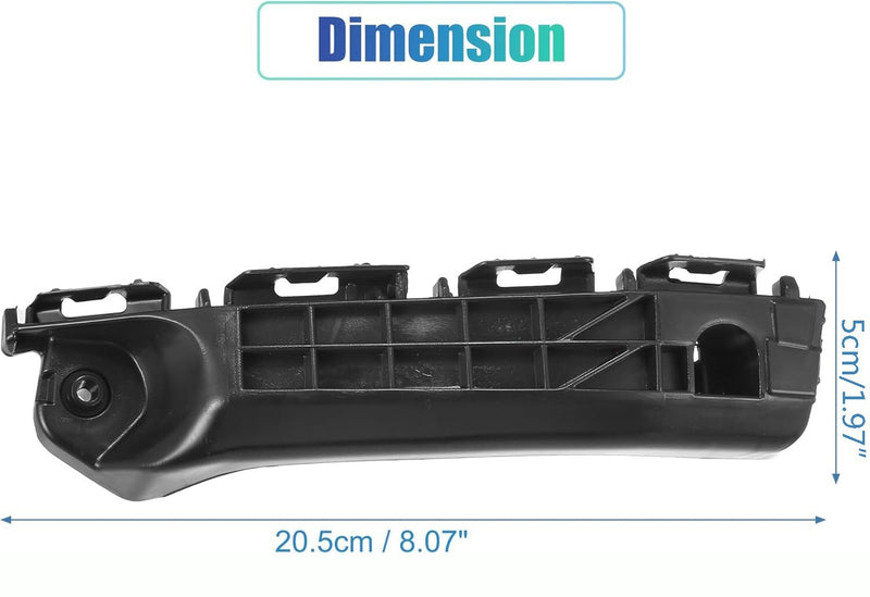 Front Bumper Bracket Left Right for 2012-14 Toyota Yaris 5253652080 5253552110
