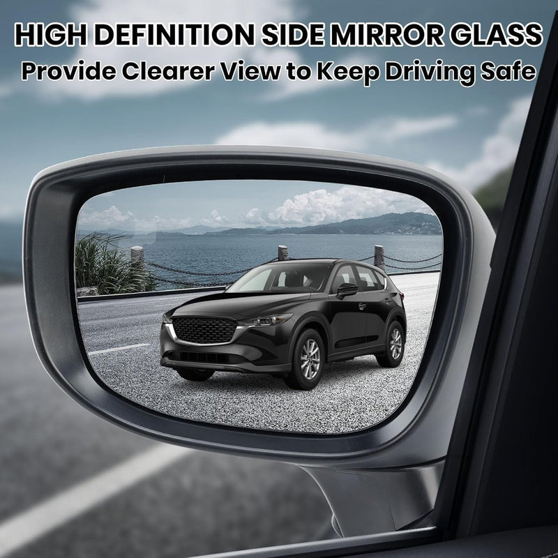 Driver Side Mirror with BSM Power Turn Signal for Mazda CX-5 2017-2024 Left