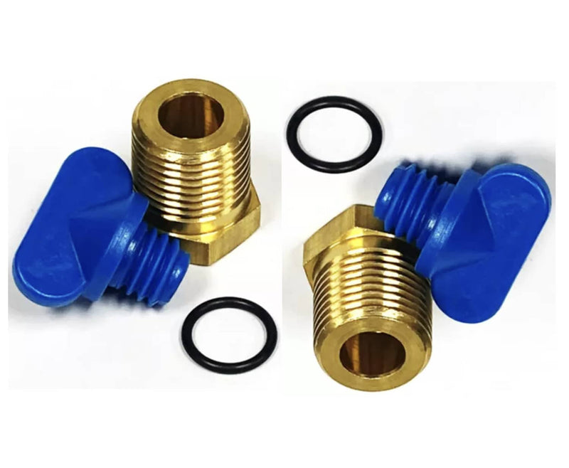 DURAFORCE 479956 Exhaust Manifold Drain Plug Kit for Volvo Penta 4.3 5.0 5.7 7.4 2 Pieces