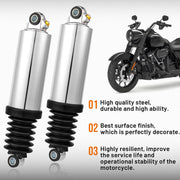 DURAFORCE Adjustable 12" Rear Air Shocks for Harley Road King Street Glide Electra Glide