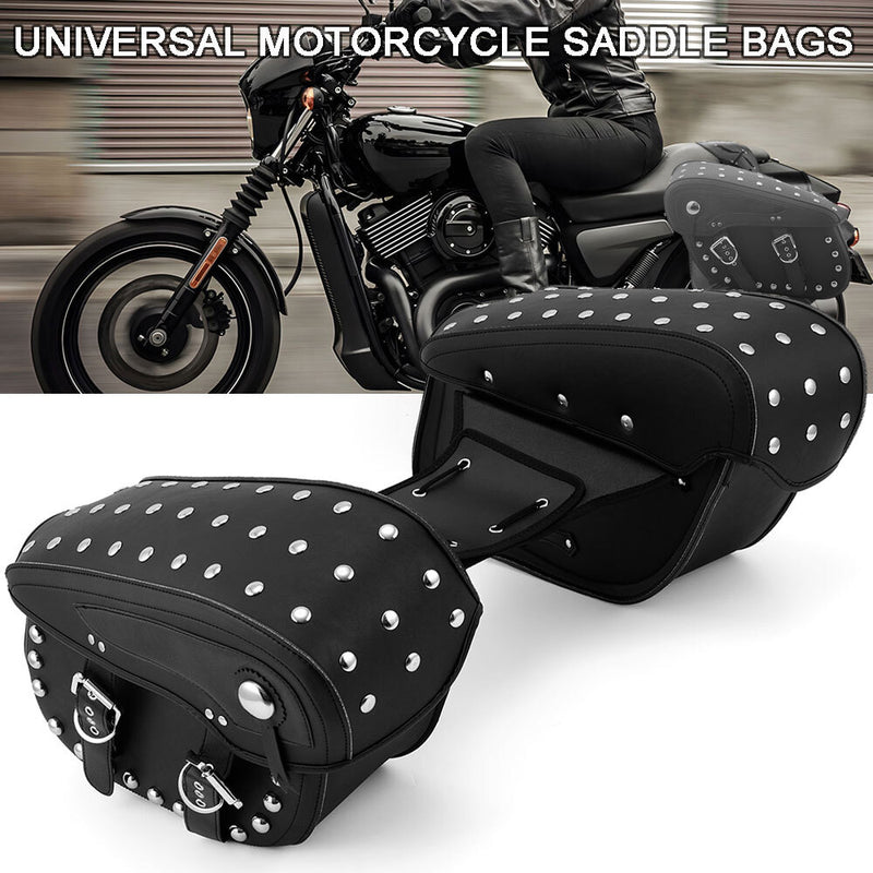 Left Right Side Motorcycle Saddle Bags for Harley Dyna Heritage Softail