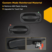 DURAFORCE Exterior Door Handles Front Left+Right Fit 1999-2007 Chevy Silverado GMC Sierra