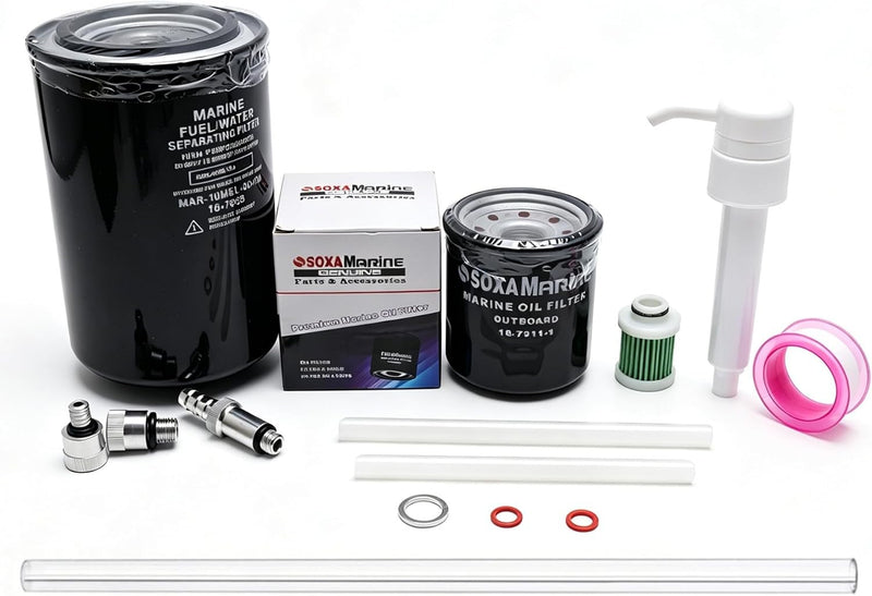 6D8-24563 5GH-13440 MAR-10MEL-00 Oil Change Service Kit for Yamaha 115HP