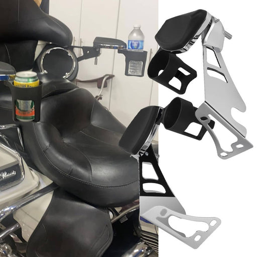 DURAFORCE Adjustable Passenger Armrests for Harley Touring Electra Road Glide 1997-2013