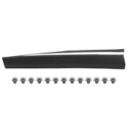 DURAFORCE Front Lower Door Trim Molding for 2021-2024 for Nissan Rogue Chrome Left Driver