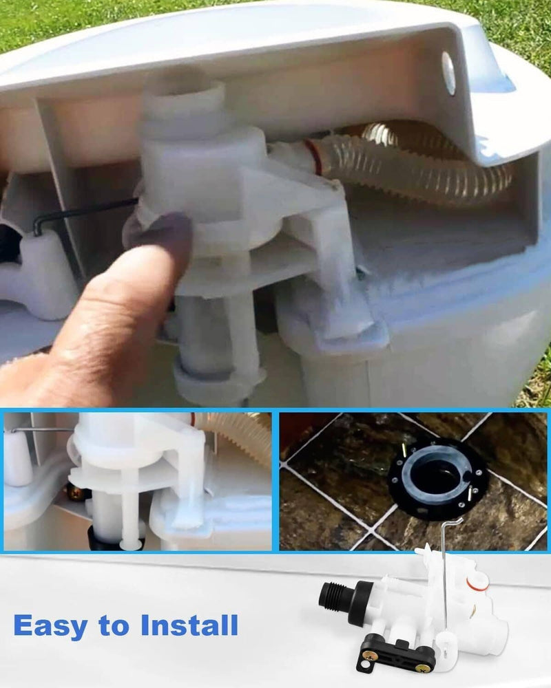 Water Valve Replacement Part 31705 for RV Thetford Aqua Magic V Toilet Upgraded