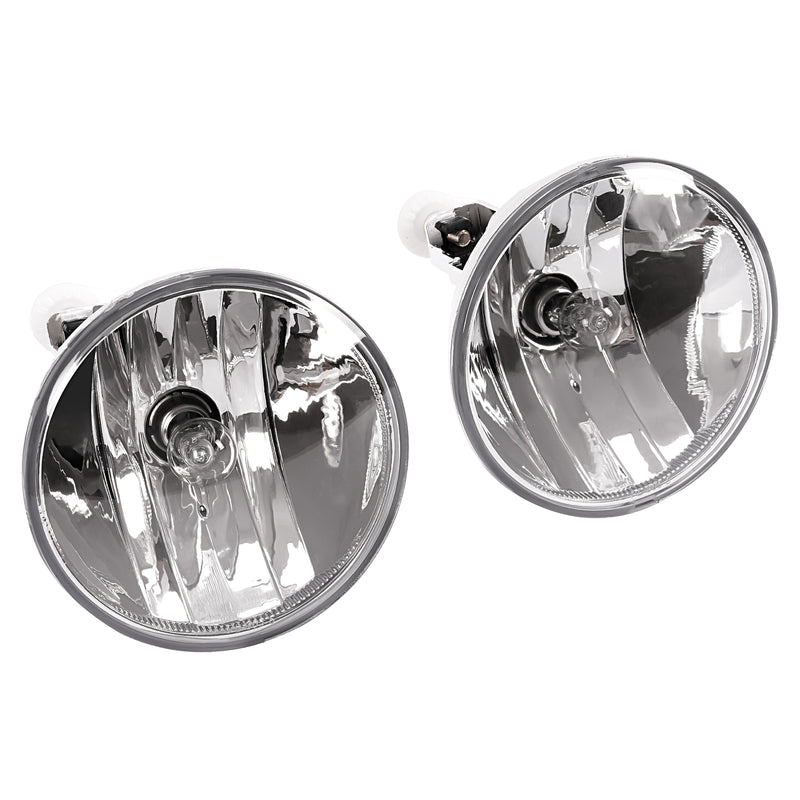 Clear Fog Light for Chevy Colorado 2021-2022 With Bezel Relay Switch Bulb Pair