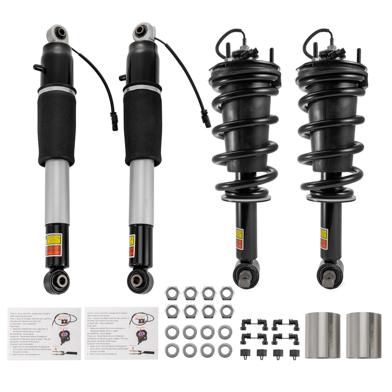 4x Front Rear Shock Strut Assys for 2015-2020 Cadillac Escalade Set