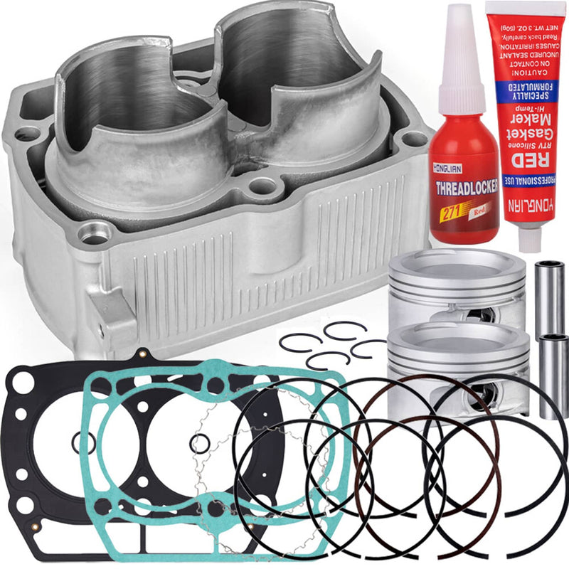 Cylinder Piston Gasket Top End Kit for Polaris Ranger 800 XP 2009-2016 80mm Bore