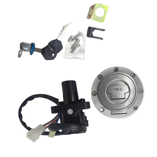 DURAFORCE Fuel Gas Cap Ignition Switch Seat Lock Key Set for Yamaha YZF R1 R6 2004-11