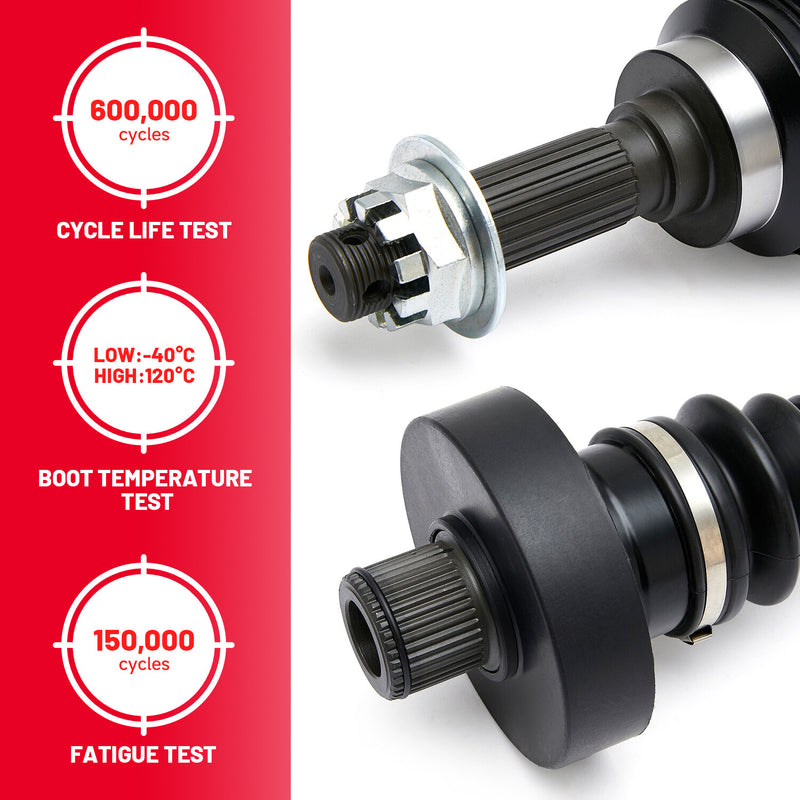 Rear Left & Right CV Axle Shaft for Suzuki King Quad LTA500XP 4x4 AXi EPS 09-17