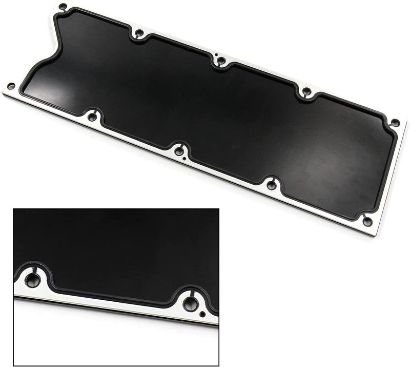 Billet Knock Sensor Delete LS6 LSX for LS Gen 3 Valley Pan Cover + Gasket Plate