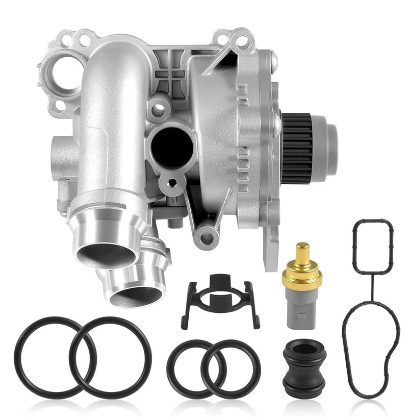 06H121026 Water Pump & Thermostat for Audi A3 A4 A5 VW CC Tiguan GTI 1.8T 2.0T