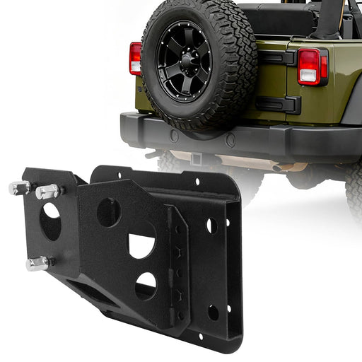 DURAFORCE Rear Spare Tire Carrier Rack for Jeep Wrangler JK JKU Unlimited 07-18