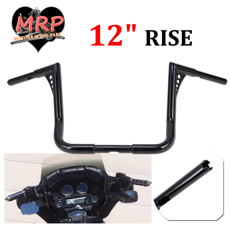 DNA 12" Monkey Bagger Meathook Bar Handlebar for Harley Electra Street Glide FLH