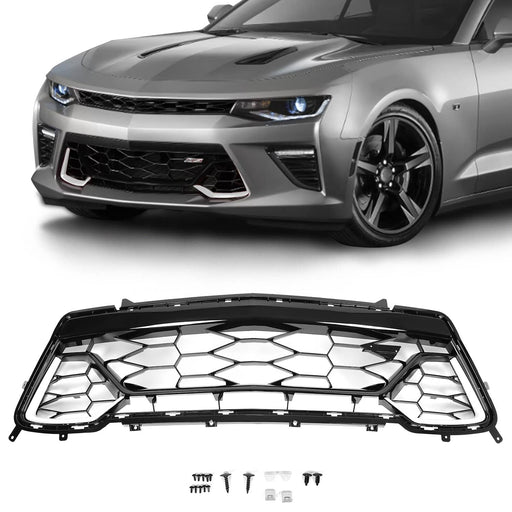 DURAFORCE 84040593 Front Bumper Lower Mesh Grille for Chevrolet Camaro SS 2016-2018