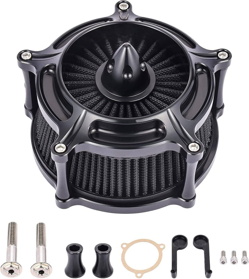 Black Air Cleaner Intake Filter for Harley Touring Road King Street Glide