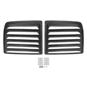 DURAFORCE Rear Window Louver for Chevy Express And for GMC Savana Van 1997-2017 Set Of 2