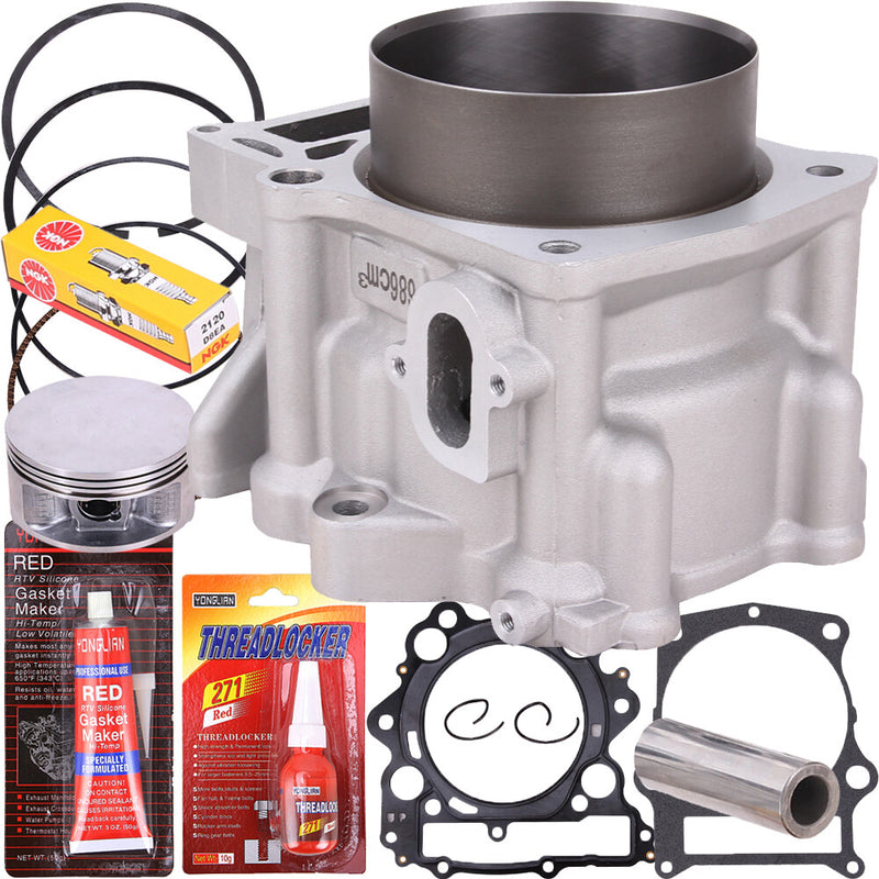 Cylinder Piston Gasket Rebuild Kit for Yamaha Rhino 660 2004-2007 Top End