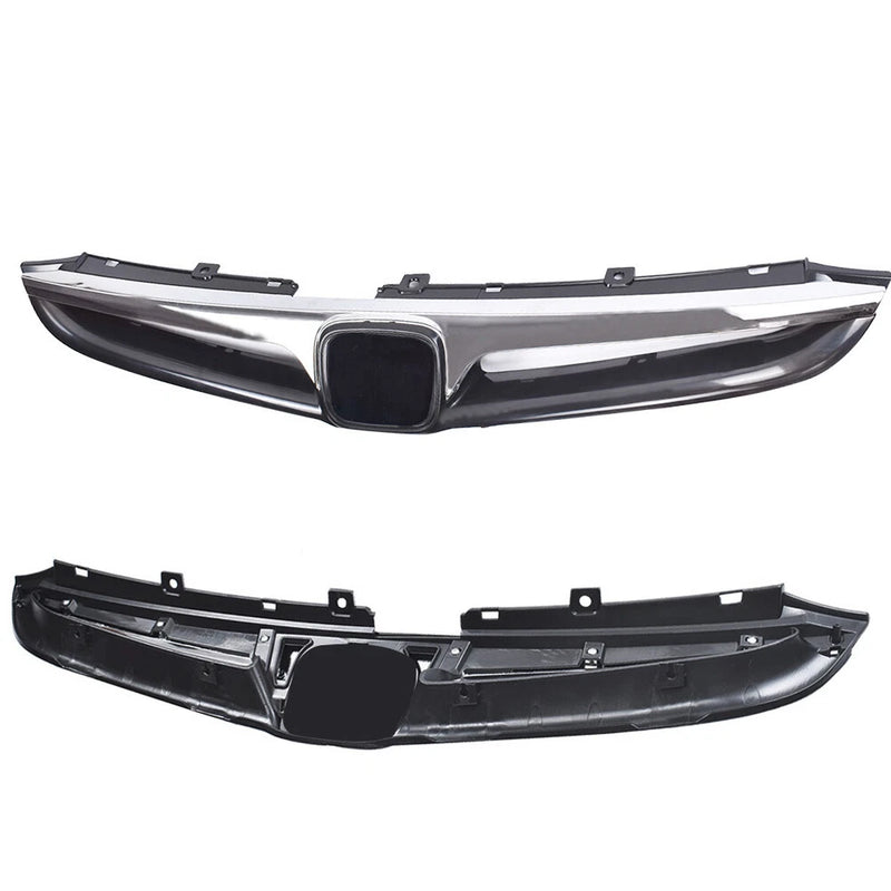 Fit 2006-2007 Honda Accord 4dr Sedan Front Bumper Chrome Grille Grill Assembly
