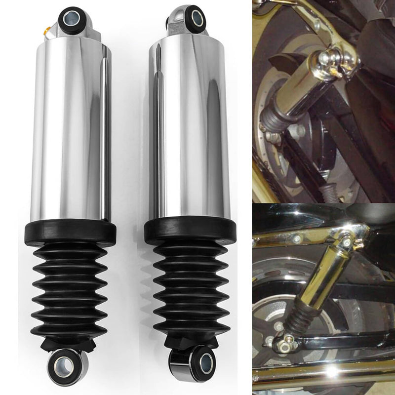 DURAFORCE Adjustable 12" Rear Air Shocks for Harley Road King Street Glide Electra Glide