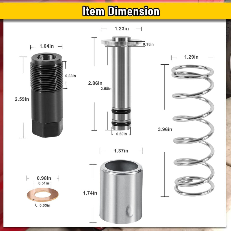 Floor Jack Pump Piston Kit for Harbor Freight for Costco for Arcan for Matco