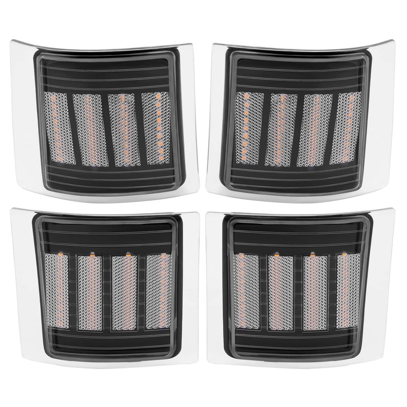 DURAFORCE Sequential Corner Side Marker Lights for Chevy C/K 1500 2500 3500 94-98 Set