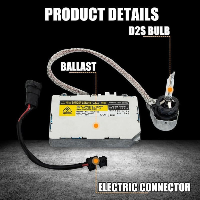 HID Xenon Headlight Ballast w/ Igniter Bulb for Lexus RX300 RX330 RX350 RX400h